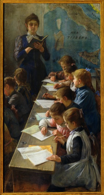 The Dictation Lesson by Demetrio Cosola